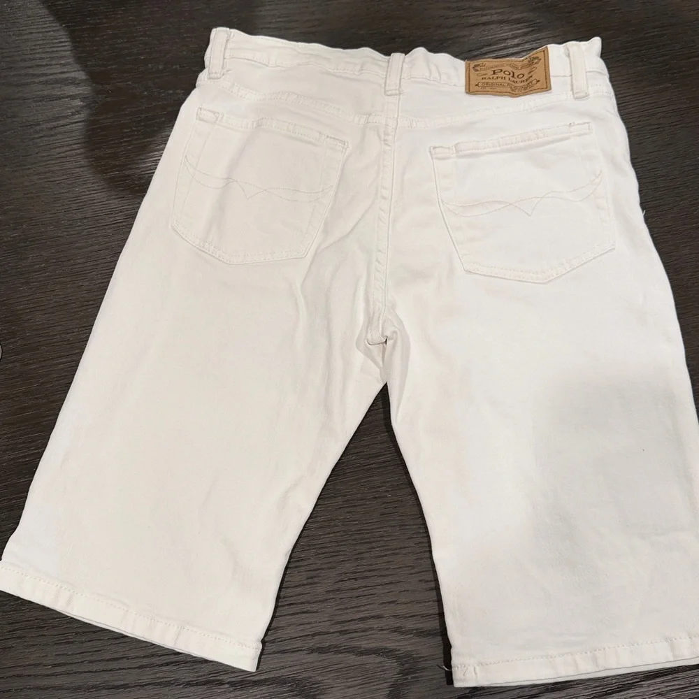 Ralph Lauren Polo white  Denim Shorts